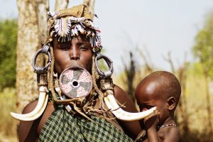 Mursi-people-Ethiopia-mother-child